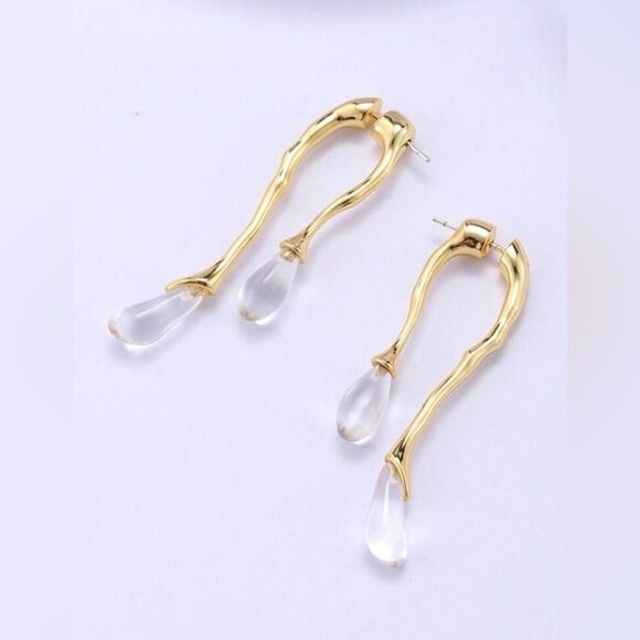 Teardrop Earrings S1306 - Picture 2 of 4